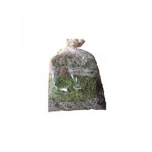 « Dans son sac un assortiment de mousse naturelle 75g »