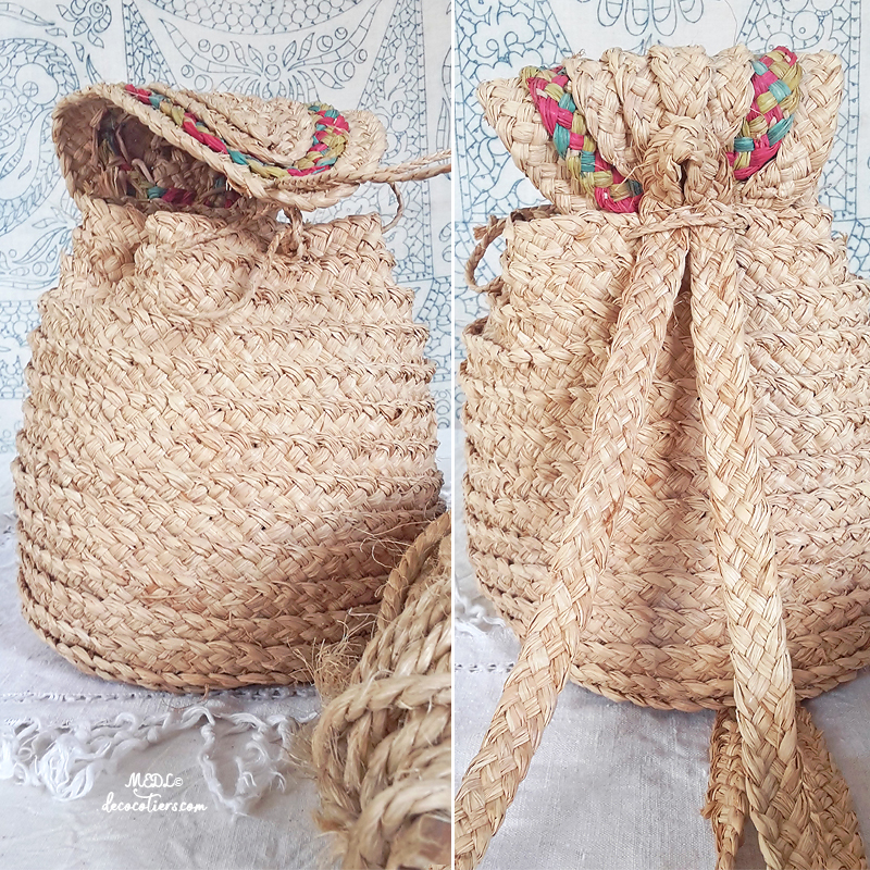 « Petit panier,sac à dos de voyage »