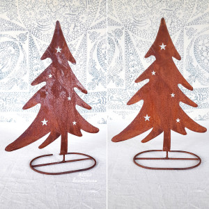 « Beau sapin en rouille, roi de ma déco »